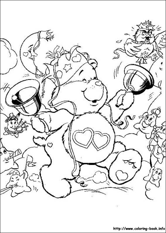 The Care Bears coloring picture